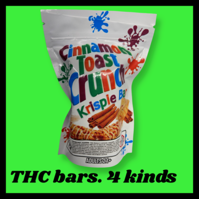 thc edibles, thc bars,